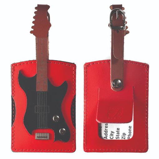 Picture of ELECTRIC GUITAR LEATHER LUGGAGE TAG
